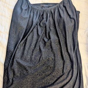 Express Shimmering Black Tank Top